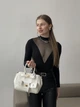 Сумка женская Bel Air Tote Bag - Premium белый золото средний Баленсиага - изображение 2