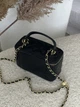 Сумка женская клатч Classic Lambskin черный бочонок - изображение 5