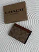 Кошелек женский Coach коричневый с коробкой небольшой - изображение 4