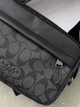 Мужская сумка COACH GRAHAM CROSSBODY через плечо черный - изображение 2