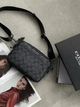 Мужская сумка COACH GRAHAM CROSSBODY через плечо черный - изображение 4