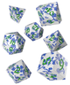 Zestaw kostek do gier planszowych Q-Workshop Full Art: Porcelana (5907699497911) - obraz 1
