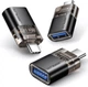 Адаптер-переходник JSAUX Type-C to USB 3.0, 5Gbps, black - изображение 2