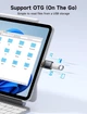 Адаптер-переходник JSAUX Type-C to USB 3.0, 5Gbps, black - изображение 5
