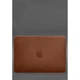 Кожаный чехол для MacBook Air 15-inch (2023) Светло-коричневый - изображение 1