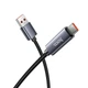 Кабель Hoco Type-C Favor 5A charging data cable with display X112 |1m, 5A| black - изображение 4