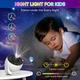 Планетарійний зоряний проектор для спальні FlyLily Galaxy, 13-в-1 HD, 360-градусне обертове зоряне світло з регульованою ручкою та таймером - изображение 4