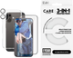 Комплект панель + скло CARE by PanzerGlass Flagship 3-in-1 Bundle для Apple iPhone 16 Plus Transparent (B1355+2863+1285) - зображення 5