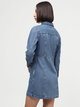 Sukienka koszulowa damska jeansowa Levi's Flynn Western Core Dress A7592-0001 L Niebieska (5401128681259) - obraz 2