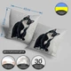 Подушка декоративная сувенирная с 3D фото Кота 45×45 см 1322445UA - изображение 3