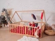 Детский деревянный манеж-кровать домик Монтессори BUSY WOOD напольная Модель 6 190х160 см натуральное дерево - изображение 7