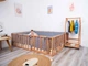 Детский деревянный манеж-кровать Монтессори BUSY WOOD напольная Модель 6.2 190x80 см Натуральное дерево - изображение 5