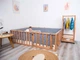 Детский деревянный манеж-кровать Монтессори BUSY WOOD напольная Модель 6.2 200х140 см Натуральное дерево - изображение 7