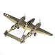 Металлический 3D конструктор "Истребитель P-38 Lightning", Metal Earth, ICX143 - изображение 3