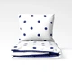 Постельное белье ТЕП Happy Sleep Perfect Dots евро наволочки 50х70 см Белый с синим (17810200215) - изображение 6
