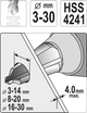 Zestaw wierteł stopniowych do metalu i PVC YATO 3 szt (YT-44730) - obraz 5