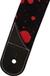 Ремень гитарный Jackson Strap 2" Splater Black And Red - изображение 2