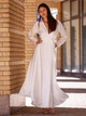 Длинное белое вечернее платье для невест FashionYouWant S белый 43425479 - изображение 1