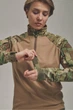 Женская боевая рубашка для бронежилета UBACS, цвет мультикам/койот L - изображение 5