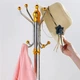 Напольная вешалка для одежды Coat Rack (тренога), 16 крючков, металлическая Красная - изображение 4