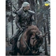 Картина по номерам Ведьмак на лошади 40*50 см Оригами (LW3107) - изображение 1