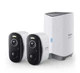 IP-камера відеоспостереження Baseus Security N1 Plus Outdoor Camera 2K 2-Cam Kit White EU (S0TY002131) - изображение 1