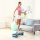 Step do aerobiku i ćwiczeń fitness Rebel Active 3 stopnie 78 cm Szaro-niebieski (5901890100083) - obraz 7