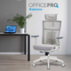 Крісло офісне OfficePro Balance OC620-W-LG-LG - зображення 7