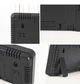 Часы Deepfox YX-2803 LED цифровые электронные настенные/настольные Будильник Дата Температура 26х13,5см злёный - изображение 5