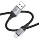Дата кабель Hoco X102 Fresh USB to MicroUSB (1m) Black - изображение 4