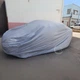 Тент-чохол автомобільний захисний всесезонний 540х175х120 см, водонепроникний тент покривало для захисту кузова автомобіля від дощу, снігу, граду, ультрафіолету, чохол для машини з кріпленням на гумці Сірий, ET-XL1 - зображення 2