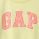 Дитячий літній комплект (футболка + шорти) для дівчинки GAP 388215323 104 см Жовтий (1159844399) - зображення 4