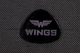 Чемодан тканевый WINGS 1708 большой 75 см серый с улыбкой 4 колеса Vt00082 - изображение 5