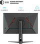 Монитор 27" QUBE Overlord G27Q300H (2K QHD) 2560x1440 Fast IPS 300Hz 1ms, 8-Bit+FRC, HDR, FreeSync, G-SYNC Compatible, HAS, Speakers - изображение 3