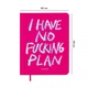 Планер «I HAVE NO PLAN» розовый - изображение 2