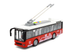 Троллейбус Wenyi City Service 1:16 инерционный 28см, звук/свет/открываются двери WY911A - изображение 3