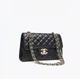 Сумочка Шанель Chanel Премиум женская мини сумка Chanel Classic черного цвета из эко-кожи - изображение 5