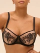 Бюстгальтер балконет Simone Perele 85D Чорний/Бежевий (1G2330-tatoo) - изображение 6