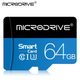 Карта памяти TF MicroSD Microdrive Class 10 64GB с адаптером - изображение 1