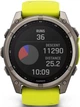 Смарт-часы Garmin Fenix 8 47mm Solar Sapphire Titanium w. Amp Yellow/Graphite Silicone Band (010-02906-20,010-02906-21) - изображение 5
