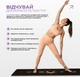 Коврик для йоги EasyFit BlackMoon 183х61х0/3 см каремат из каучука EF-1926-2 Черный (56003146) - изображение 5