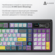 Клавіатура Ajazz AK980 RGB Clear Sky Switch Wireless (AK980-CS-BGY) Black/Gray/Yellow - зображення 6
