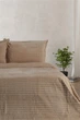 Покрывало с наволочками Merinos Modern Line 220×240 см. Бежевый - изображение 4