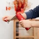 Млин для кави ручний жорновий з регулюванням помелу складаний Timemore червоний - зображення 5