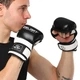 Перчатки Крабы спаринговые для MMA на липучке размер XL Полиуретан Zelart черный-белый BO-4612 - изображение 6