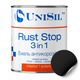 Эмаль Rust Stop 3в1 Unisil черная 2.5 л - изображение 1