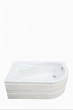 Поддон для душа акриловый Shower (L) FERISYA SW-6282 120х80х45 см глубокий асимметричный (C15201) - изображение 1
