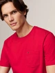 Футболка хлопковая длинная мужская Tommy Hilfiger 40525479 L Красная (1159844364) - изображение 4