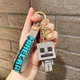 Майнкрафт Брелок с Фигуркой Скелет (Skeleton) Minecraft 3D силиконовая игрушка на рюкзак, пенал, ключи, сумку (MINE8BR) - изображение 2