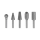 Набор шарошек по дереву, 5 ед. INTERTOOL BT-0030 - изображение 3
